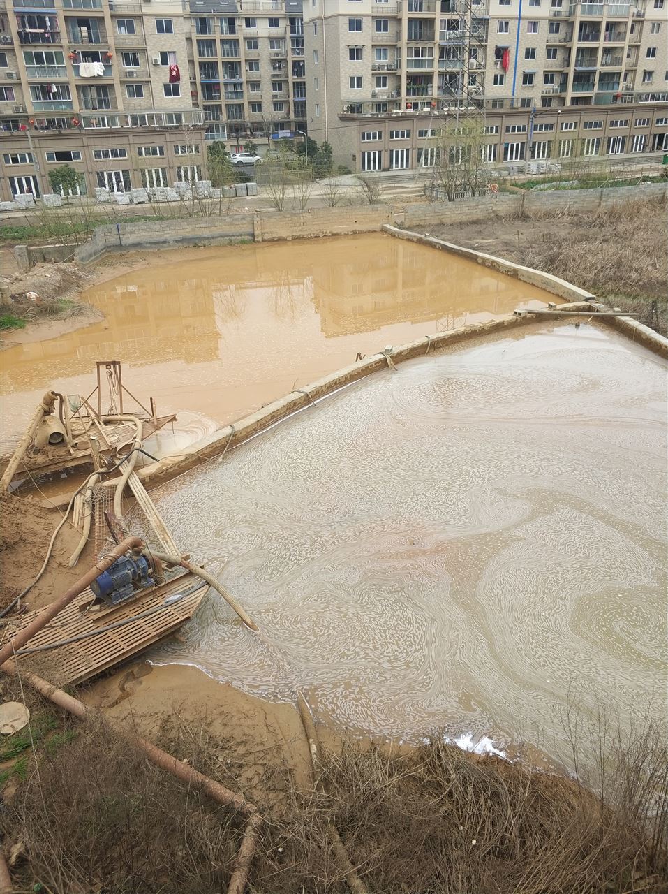 秀洲沉淀池淤泥清理-厂区废水池淤泥清淤