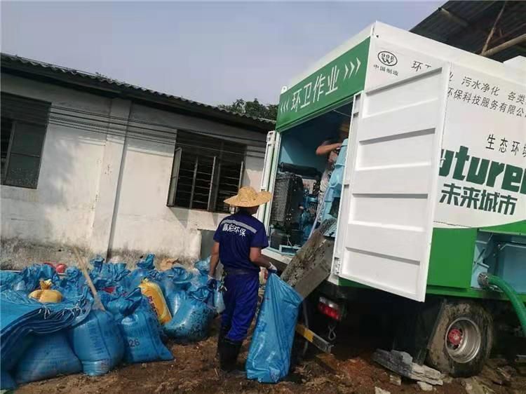 秀洲工业污泥压干处理